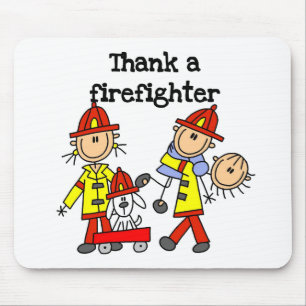 Danke-Feuerwehrmann-T-Shirts und Geschenke Mousepad