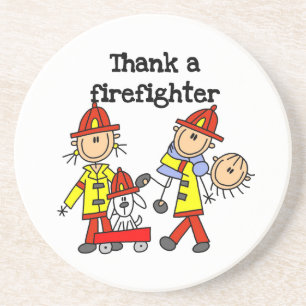 Danke-Feuerwehrmann-T-Shirts und Geschenke Untersetzer