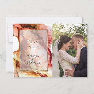 Danke   FOTO FRAME Herbstfarben Abstrakt