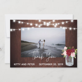 Danke Foto Wedding Wood Burgundy Mason Jar