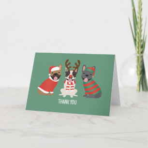 Danke Französische Bulldoggen Weihnachten
