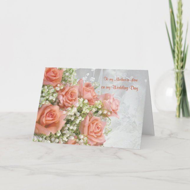 Danke Frau Schwiegermutter. Rose, Lilie des Tals (Vorderseite)