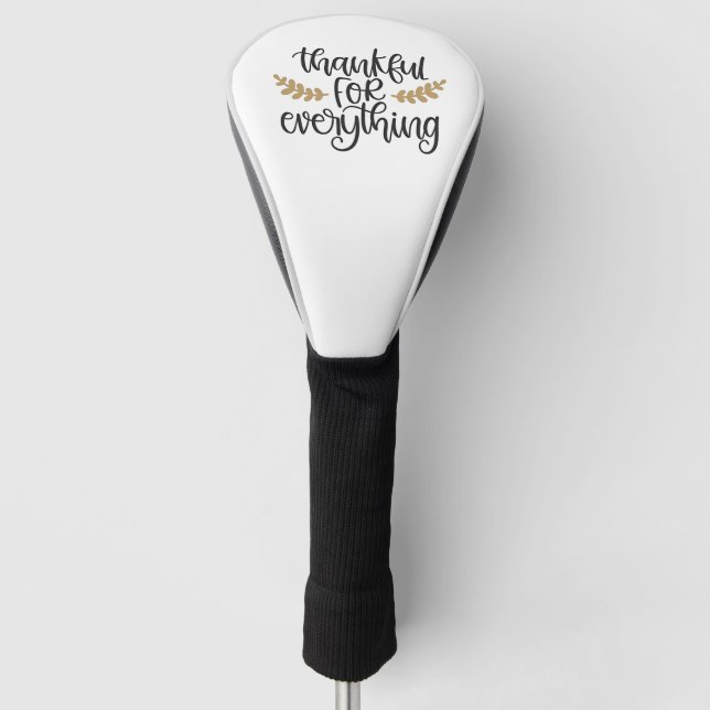 Danke für alles Erntedank Funny Golf Headcover (Vorderseite)