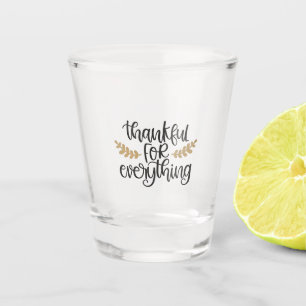 Danke für alles Erntedank Funny Schnapsglas