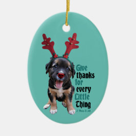 Danke für alles Kleine Keramik Ornament