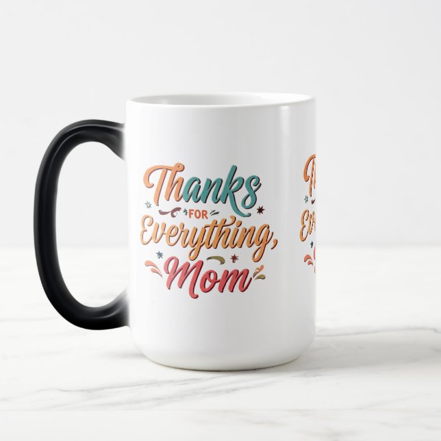 Danke für alles, Mama - Morphing Tasse (15 oz) (Links)