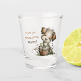 Danke für alles, Mama! Schnapsglas
