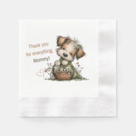 Danke für alles, Mama! Serviette