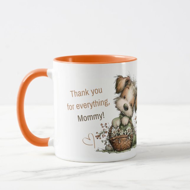 Danke für alles, Mama! Tasse (Links)