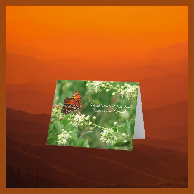 Danke für Beileid, Orange Butterfly (Von Creator hochgeladen)
