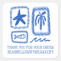 DANKE FÜR BESTELLUNG Cute Beach Sea INDIVIDUELL