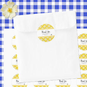 Danke für das Baby Shower Geschenk für die werdend Runder Aufkleber
