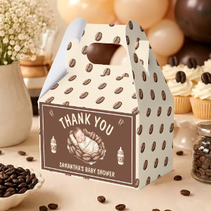 Danke für das Babybrauen Kaffee Baby Shower Geschenkschachtel