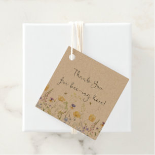 Danke für das Bienening Here Gift/Favor Tags Geschenkanhänger