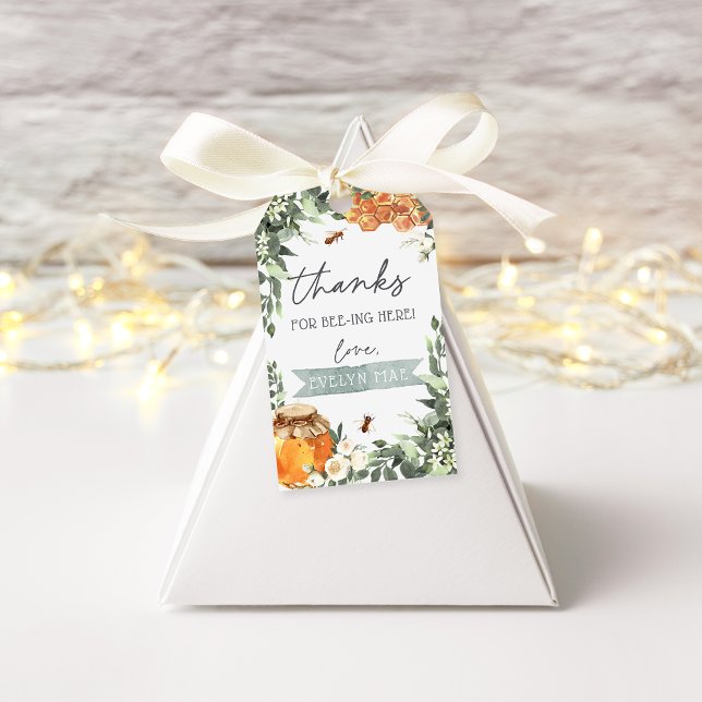 Danke für das Bienening hier | Vielen Dank für Ihr Geschenkanhänger (Von Creator hochgeladen)