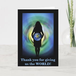 Danke für das Geben uns der WELT