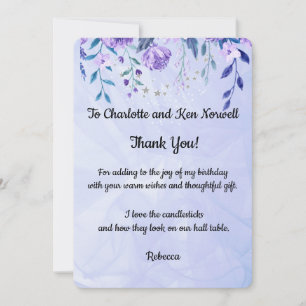 Danke für das Geschenk