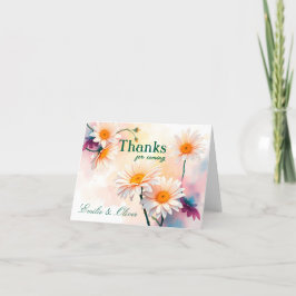 Danke für das Kommen und Ihren Namen