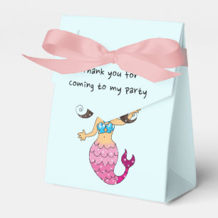 Danke für das Kommen zu meiner Partymeerjungfrau Geschenkschachtel