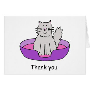 Danke für das Kümmern um die Katze