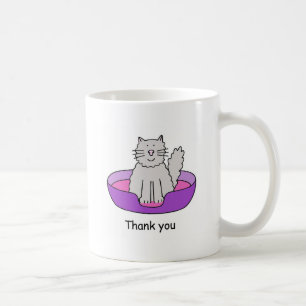Danke für das Kümmern um die Katze Tasse
