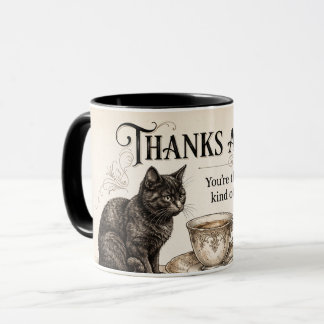 Danke für das Latte! Purr-fekte Katzen-Kaffeetasse Tasse