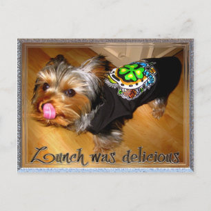 Danke für das Mittagessen Postkarte