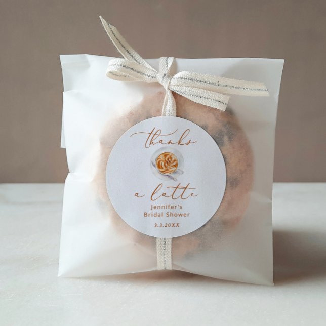 Danke für das neueste Brautparty Runder Aufkleber (Von Creator hochgeladen)