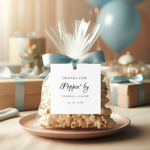 Danke für das Poppin durch die Gastgeschenk Hochze Runder Aufkleber