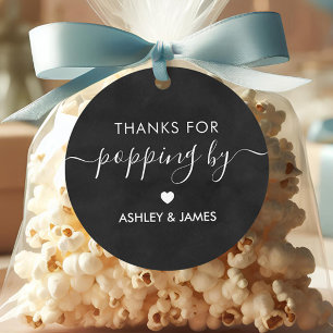 Danke für das Popping-By-Tag, das Hochzeitstempo,  Geschenkanhänger