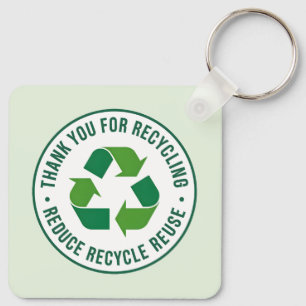 Danke für das Recycling Schlüsselanhänger