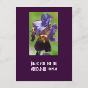Danke für das wunderbare Abendessen! Postkarte