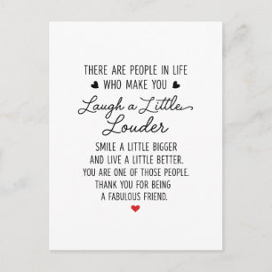 Danke für deine tolle Freundschaft Postkarte