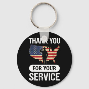 Danke Für Den Dienst Patrioten Veterans Day 1 Schlüsselanhänger