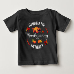 Danke für den Erntedank meiner Familie Baby T-shirt