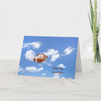 Danke für den Fußballtrainer