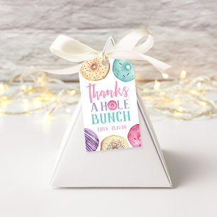 Danke für den Hole Bunch Donut Favor Geschenkanhänger