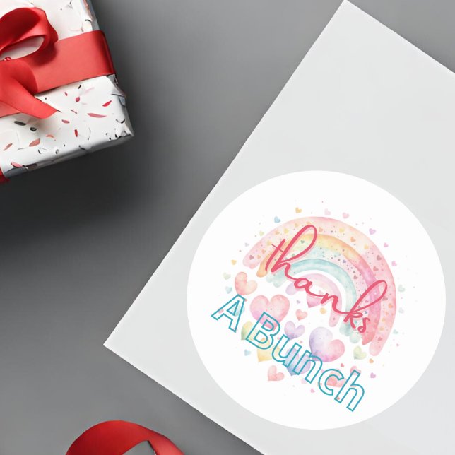 Danke für den knackigen Rainbow Round Aufkleber (Von Creator hochgeladen)