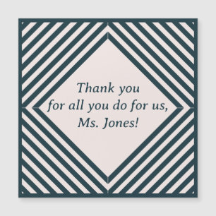 Danke für den Lehrer Magnetkarte