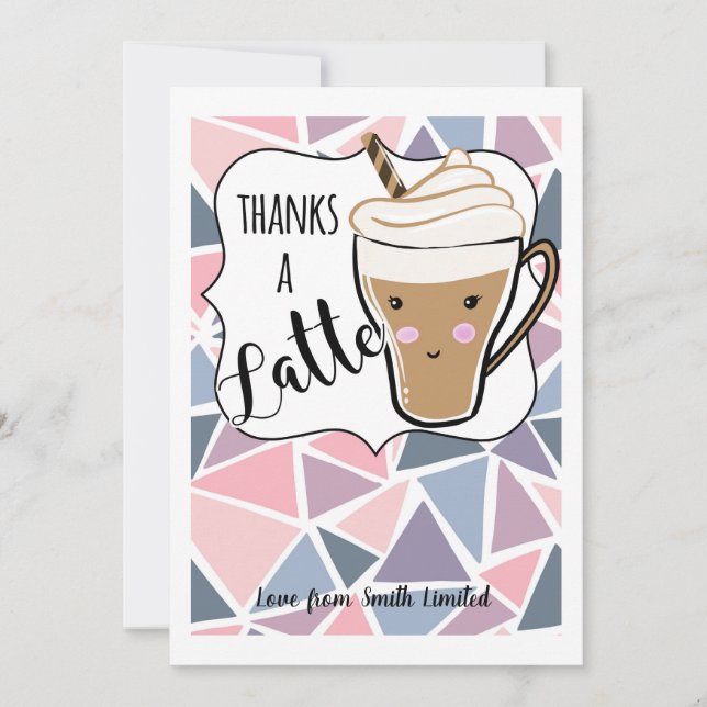 Danke für den lila Geschenkkartenhalter Einladung (Vorderseite)