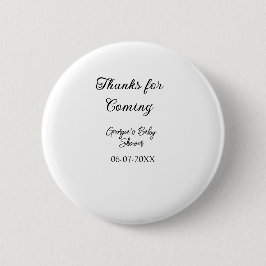 Danke für die Ankunft der Babydusche moderne einfa Button