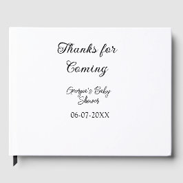 Danke für die Ankunft der Babydusche moderne einfa Gästebuch