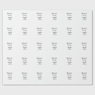 Danke für die Ankunft der Babydusche moderne einfa Geschenkpapier