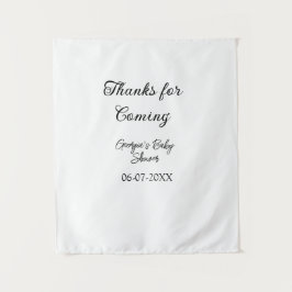 Danke für die Ankunft der Babydusche moderne einfa Wandteppich