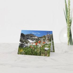 Danke für die Beileid Note Mountains, Wildblumen