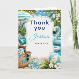 Danke für die blaue Poolparty zum Geburtstag der J