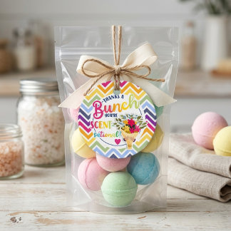 Danke für die Blumen Scent-sational Regenbogen Che Geschenkanhänger