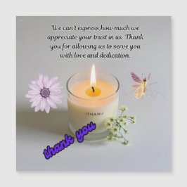 Danke für die Brighation meines Tages Magnetkarte