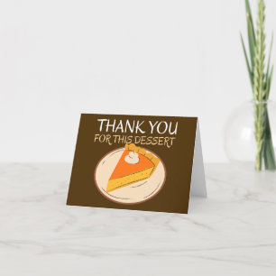 Danke für die Dessert Erntedank Card