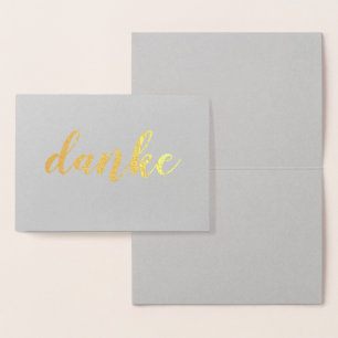 Danke für die deutsche Dankbarkeit von Danke Elega Folienkarte